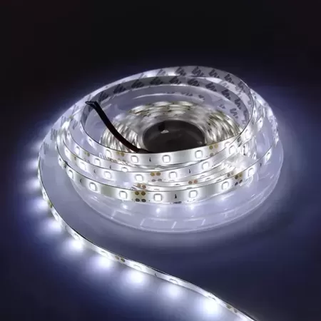 Tira de Luces Led RGB para decoración de habitación, cinta de lámpara Flexible impermeable, 5M, 300Led, SMD2835, 12V, Blanco cál