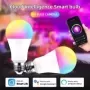 Tuya-bombilla inteligente E27, luz Led RGB regulable, 5W, 10W, 15W, aplicación Smart Life, Control por voz con Alexa y Google Ho