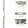 Tira de luces LED con enchufe europeo, cinta Lano Flexible, resistente al agua, 60leds/m, 1M/5M/10M/20M, AC220V, SMD 5050