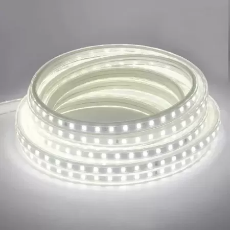 Tira de luces LED impermeable de alto brillo, cinta de lámpara Flexible con enchufe europeo para iluminación de decoración del h