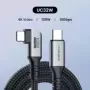 Hagibis-Cable USB tipo C en 90 grados