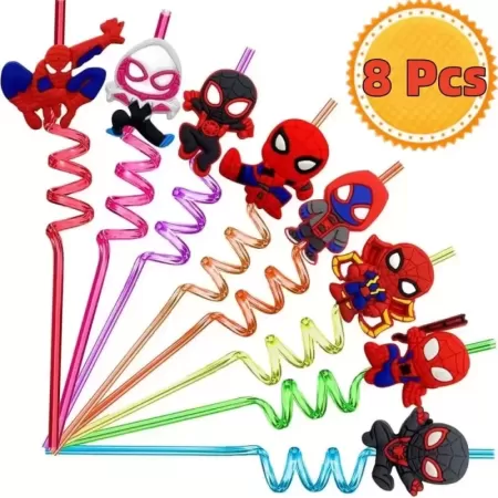 Bombillas con temática de Spiderman para niños