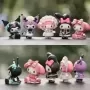 Figuras de acción Kawaii Kuromi Melody, 5 piezas