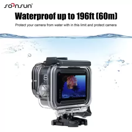 SOONSUN-funda impermeable para GoPro 8