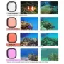 SOONSUN-filtro de buceo para GoPro Hero 12, 11, 10, 9, 8