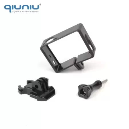 QIUNIU-carcasa de marco para GoPro 4, 3, 3 +