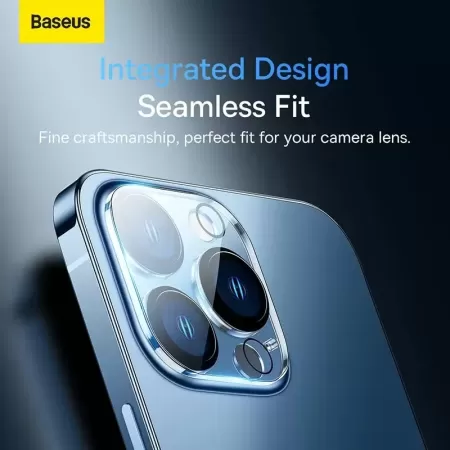 Baseus-Protector de lente de cámara para iPhone 14 Pro Max Plus, cubierta completa de vidrio templado, película de protección de