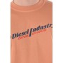 DIESEL - Polera mangas largas con estampado frontal | Talla S