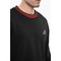 DIESEL - Polerón negro con logo bordado | Talla L