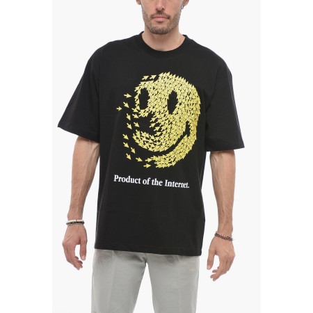 MARKET - Polera SMILEY con estampado frontal | Talla S