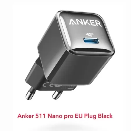 Anker-cargador 511 Nano Pro USB C, 20W, PIQ 3,0, duradero, compacto, rápido, para iPhone 15/15 Plus/15 Pro/15 Pro Max /Galaxy