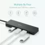 Anker-concentrador de datos usb 3,0, dispositivo ultrafino de 4 puertos para macbook air, Mac Pro, tableta, iMac, portátil, Note