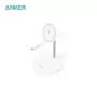 Anker-soporte magnético inalámbrico PowerWave 2 en 1, soporte de carga con Cable de USB-C, para iPhone 14/Pro/Plus y AirPods 2/P