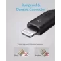 Anker-Cable de carga usb Powerline III, cable de carga Ultra duradero para iPhone 11, cable micro usb