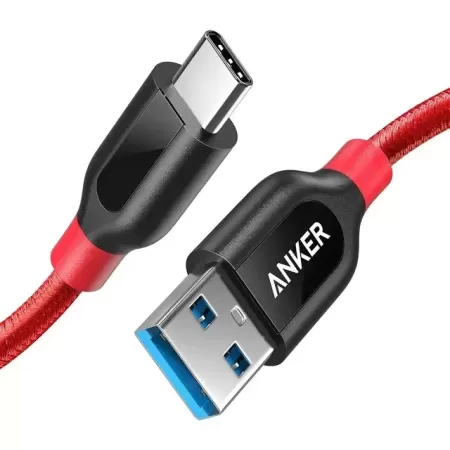 Anker-Cable USB Powerline + tipo C, carga rápida para teléfono móvil, alta durabilidad, para Samsung y Xiaomi