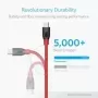 Anker-Cable USB Powerline + tipo C, carga rápida para teléfono móvil, alta durabilidad, para Samsung y Xiaomi