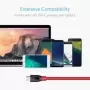 Anker-Cable USB Powerline + tipo C, carga rápida para teléfono móvil, alta durabilidad, para Samsung y Xiaomi