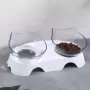 Plato con soporte para agua y comida para mascotas