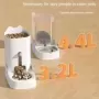 Dispensador de alimento y agua para gatos y perros