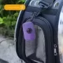 Dispensador de bolsas para excrementos de perro, soporte colgante para bolsas de basura, suministros para mascotas