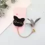 Campana con plumas para gato