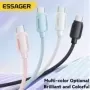 Essager-Cable USB tipo C de carga rápida, 100W