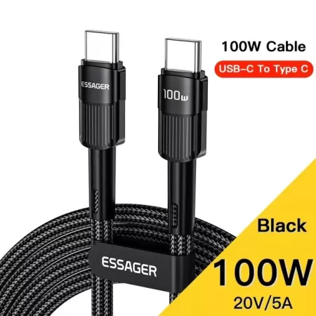 Essager-Cable USB tipo C de 100W