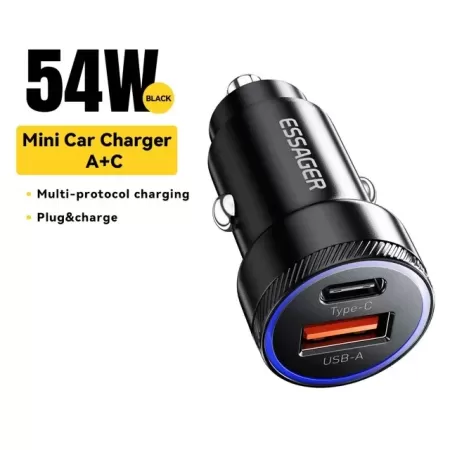 Essager-cargador USB de 54W