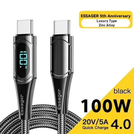 Essager Cable de USB Tipo C a USB Tipo C