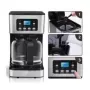 Cafetera americana de goteo automático, máquina de café de 110/220V, 1.8L, 12 tazas, hervidor de vidrio, para el hogar y la Ofic