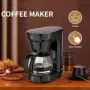 Cafetera por goteo de vapor de 220V, 110V, 750mL, capacidad de 5 tazas, Mini cafetera americana práctica, olla de vidrio resiste