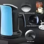 Cafetera eléctrica automática de 450ML y 600W, cafetera turca/griega portátil de 110/220V, 4 tazas de té Espresso, percoladores 