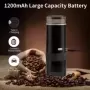 Cafetera eléctrica portátil para uso en el hogar, máquina de café molido con cápsula eléctrica, compatible con cápsulas de café 