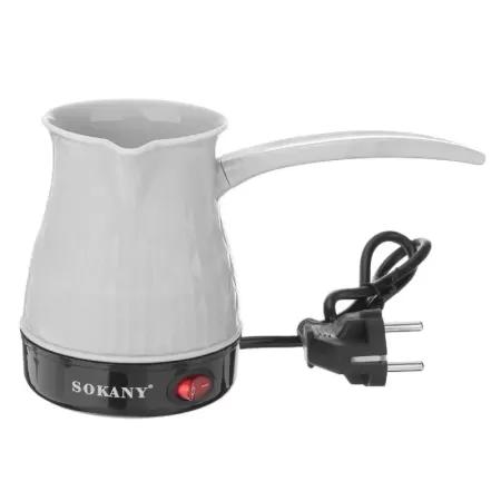 Cafetera eléctrica de acero inoxidable, máquina de café expreso portátil, 500W, 500ml, italiana, separada, griega, turca