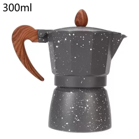 Cafetera Espresso italiana de aluminio, máquina de café con estufa superior, 3 tazas, 6 tazas, 150/300ml