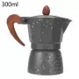 Cafetera Espresso italiana de aluminio, máquina de café con estufa superior, 3 tazas, 6 tazas, 150/300ml