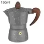 Cafetera Espresso italiana de aluminio, máquina de café con estufa superior, 3 tazas, 6 tazas, 150/300ml