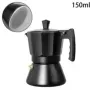 Cafetera Moka italiana de aluminio, cafetera Espresso, cocina de inducción, percolador, estufa, cafetera superior, 3 tazas, 6 ta