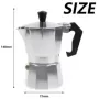 Cafetera italiana Moka, cafetera Espresso de aluminio, tetera, estufa de Latte, accesorios para Barista