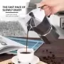 Cafetera italiana Moka, cafetera Espresso de aluminio, tetera, estufa de Latte, accesorios para Barista